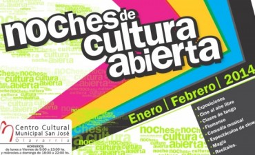 Continúan las Noches de Cultura Abierta en el Centro Cultural Municipal