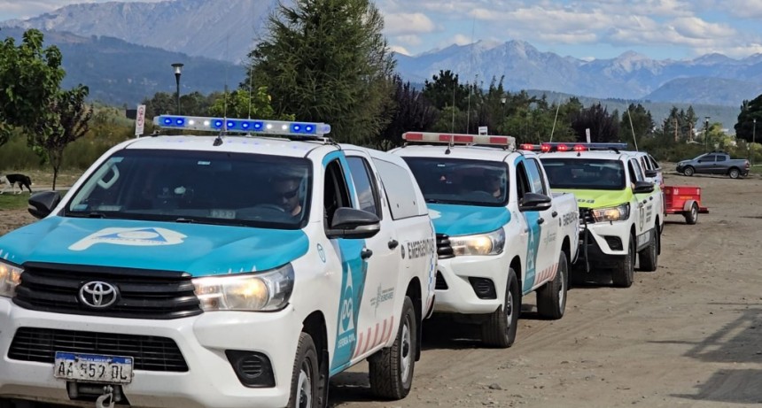Buenos Aires mandó brigadistas a la Patagonia a pedido de la Nación