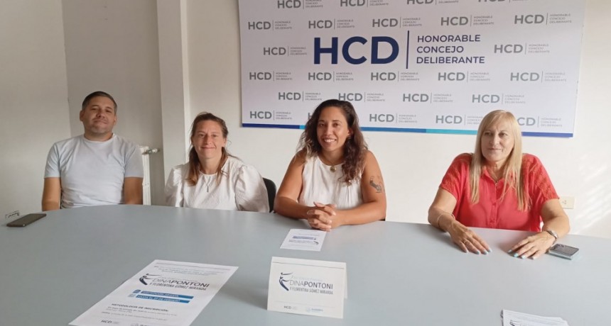 Abrió la inscripción para los reconocimientos Dina Pontoni y Florentina Gómez Miranda
