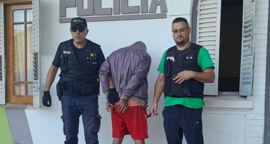Hubo allanamiento y detención por un robo de la semana pasada