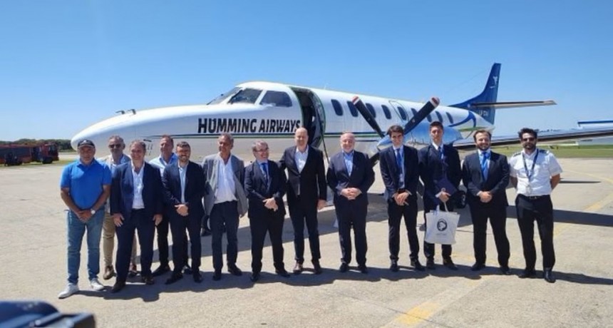 Los vuelos entre Olavarría y Buenos Aires iniciarían en marzo: hubo encuentro con el intendente