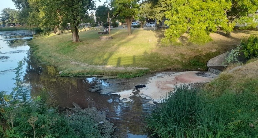 Azul: denuncia e investigación por desechos en el Arroyo