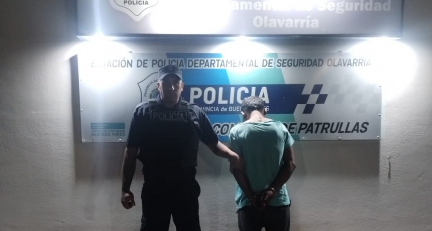 Aprehendido por infracción a la ley de armas