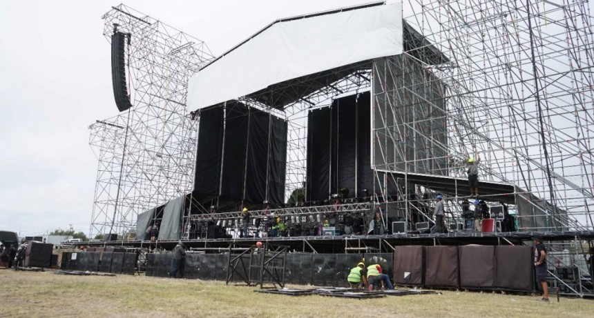 Tras el concierto de La Renga, buscan nivelar la Pista de Atletismo de Necochea