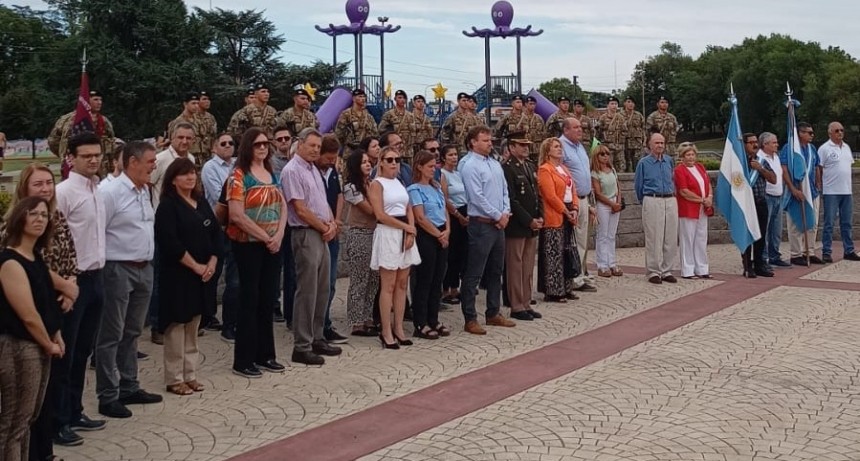Emotivo acto por un nuevo aniversario del nacimiento del Gral. San Martín