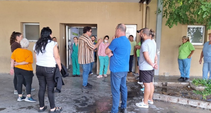 Hubo asamblea y reunión en el Hospital por la agresión a una enfermera