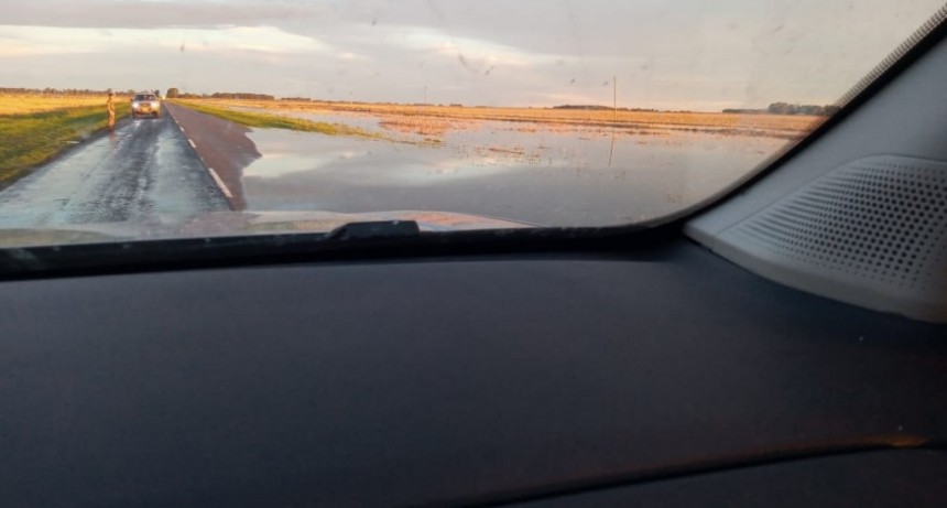 Kilómetro 320 de la ruta 226 con corte