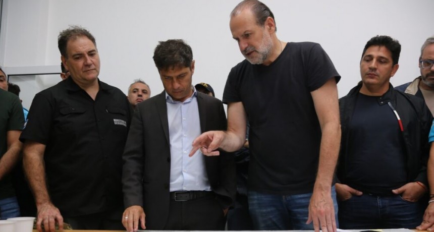 Kicillof, Bullrich y Petri ya están en Bahía Blanca