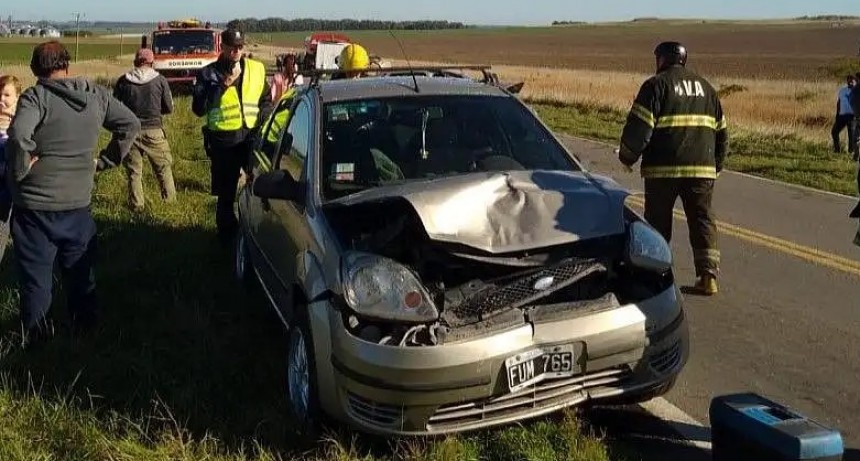 Un olavarriense implicado en un choque múltiple en la Ruta 226