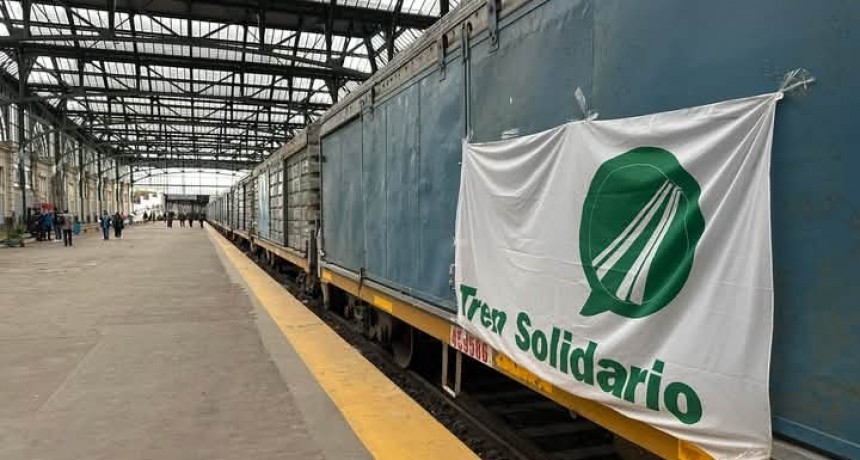 El Tren Solidario para Bahía Blanca, volverá a pasar por Olavarría