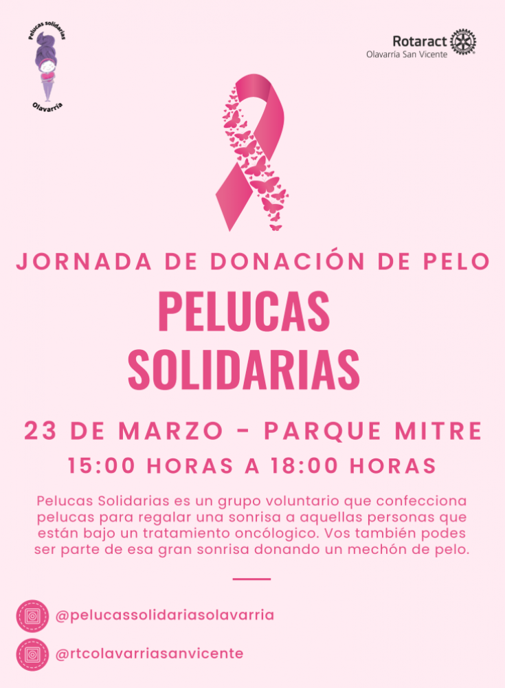 Pelucas Solidarias y Rotaract San Vicente organizan jornada solidaria
