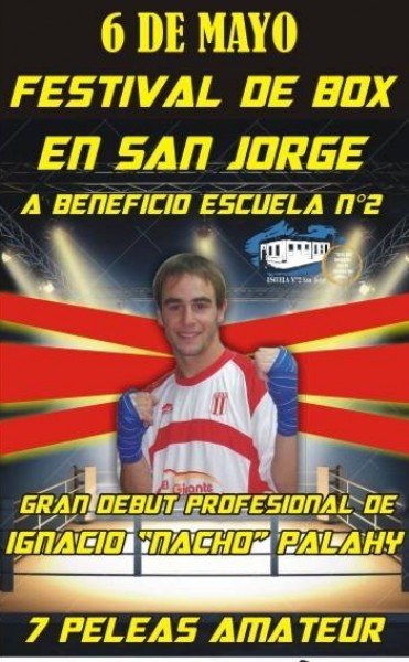 Festival de Box en San Jorge, Laprida.