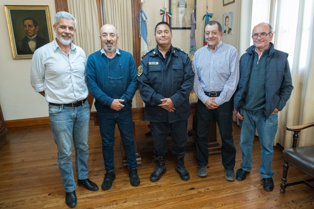 Benito Juárez: el nuevo Jefe de la Policía se reunió con el intendente