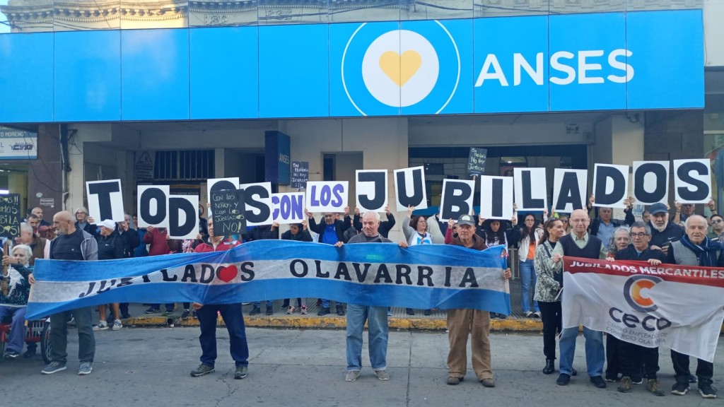 Se concretó una nueva manifestación en ANSES