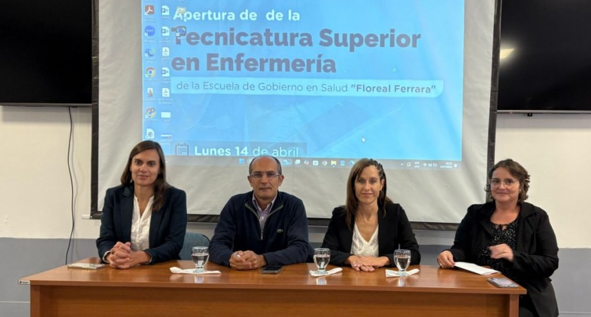 Bolívar: comenzó el dictado de una tecnicatura en enfermería