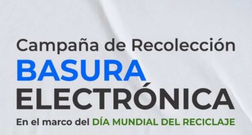  Primera campaña de recolección de basura electrónica