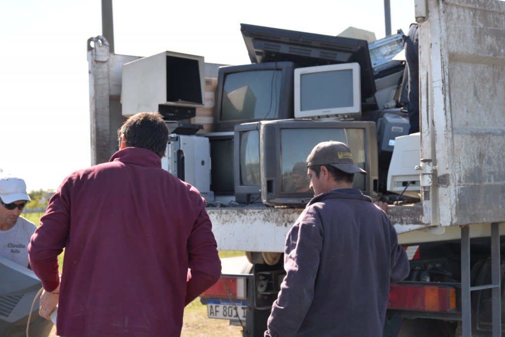 Juntaron más de cinco toneladas de basura electrónica