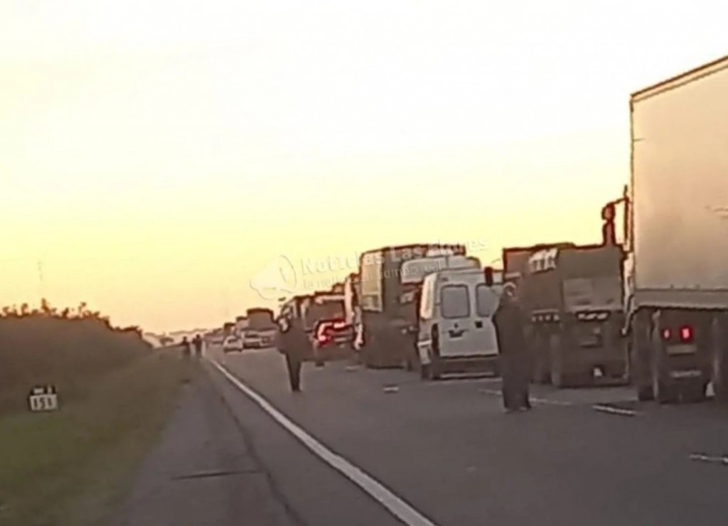 Falleció un motociclista luego de grave accidente en Ruta 3