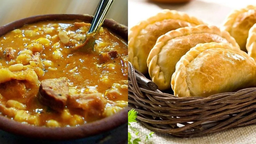Locro, carbonada y empanadas este domingo