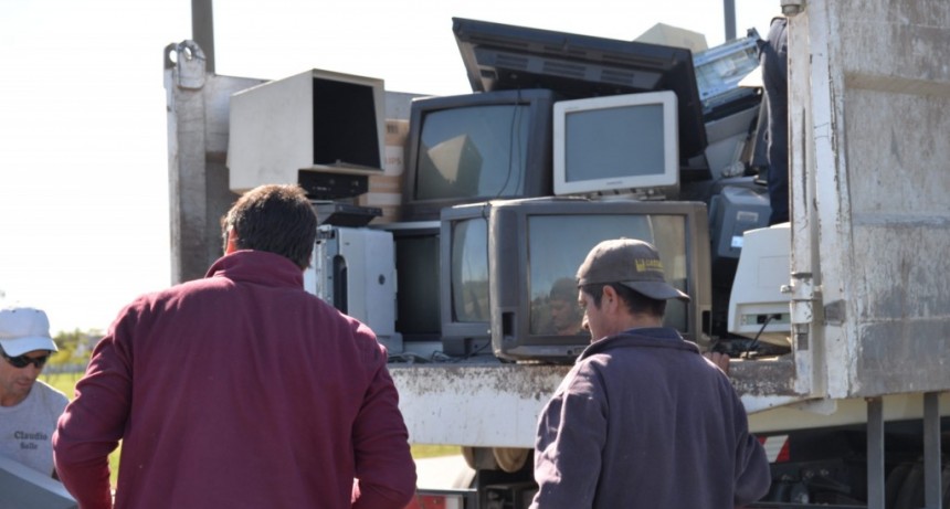 Juntaron más de cinco toneladas de basura electrónica