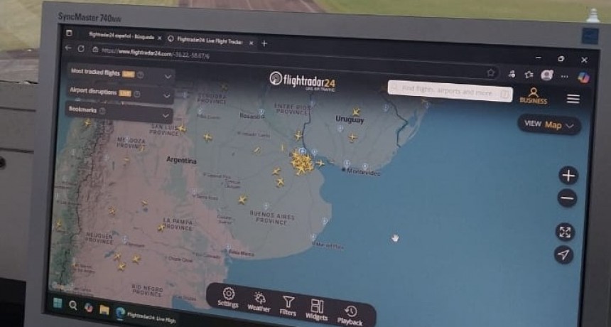 El Radio Club instaló un equipo Flightradar en el Aeródromo Municipal