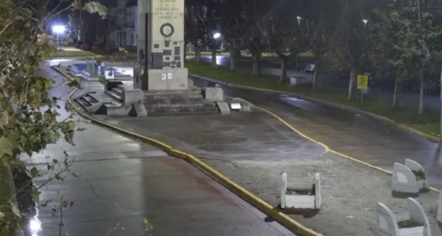 Bolívar: la Municipalidad denunció que atropellaron a un barrendero