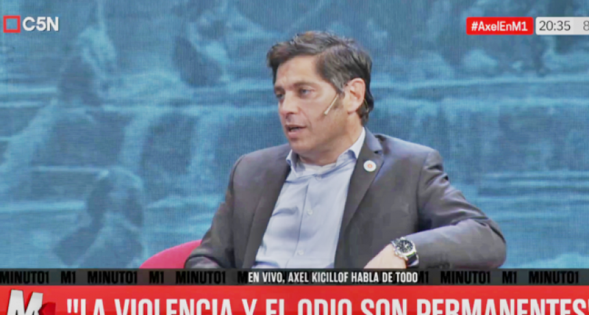 Kicillof: “Esta coyuntura implica que hagamos una estrategia conjunta para ponerle un freno a Milei”