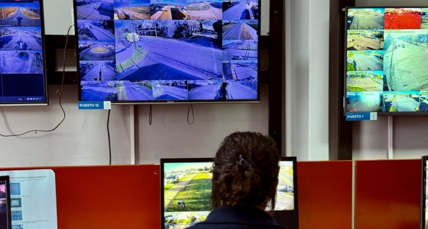 En un año, sumaron 78 cámaras al Centro de Monitoreo de Olavarría