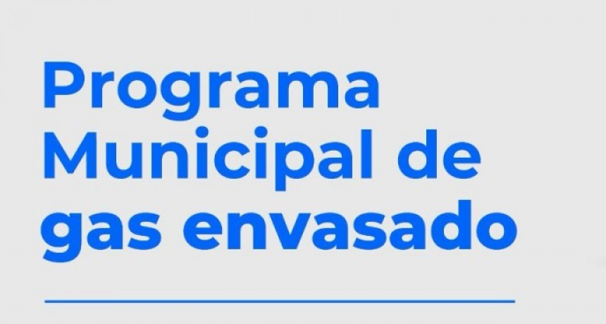 Continúa el recorrido del Programa Municipal de Gas Envasado