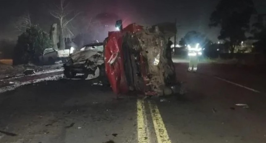 Falleció estudiante de la Facultad de Ingeniería tras un triple choque en la ruta 226