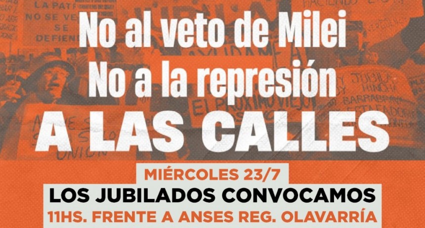 Miércoles: manifestación en la sede regional de la ANSES Olavarría
