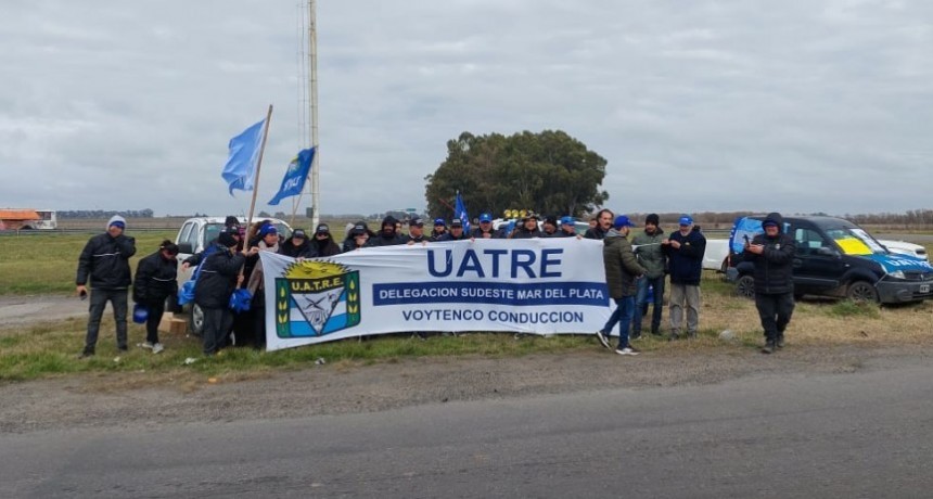  Azul: la UATRE encabeza un reclamo en la intersección de las rutas 226 y 3