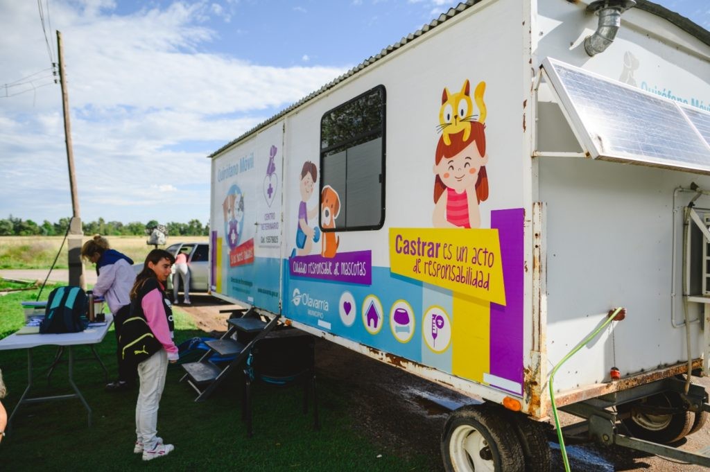 Nueva semana de actividad del quirófano veterinario móvil