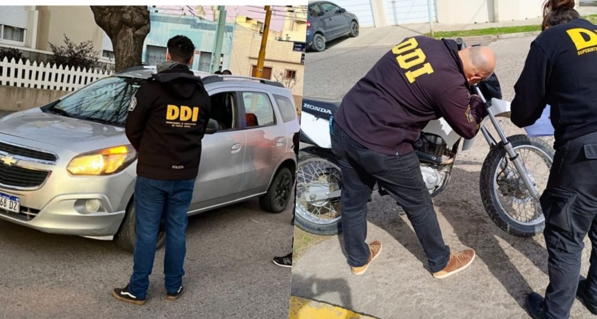 Recuperan en Olavarría, moto y auto sustraídos en el Conurbano durante 2023