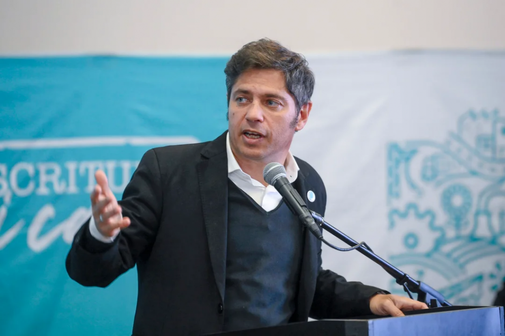 Kicillof anunció una Ley para reactivar la obra pública en la provincia