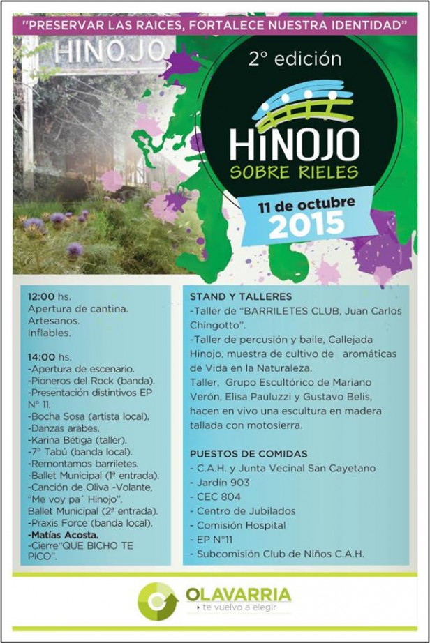 Segunda edición de Hinojo sobre rieles