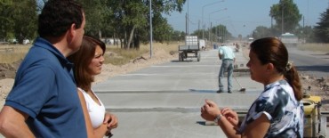 Importante avance de obra en la segunda etapa de pavimentación de la Autopista Luciano Fortabat