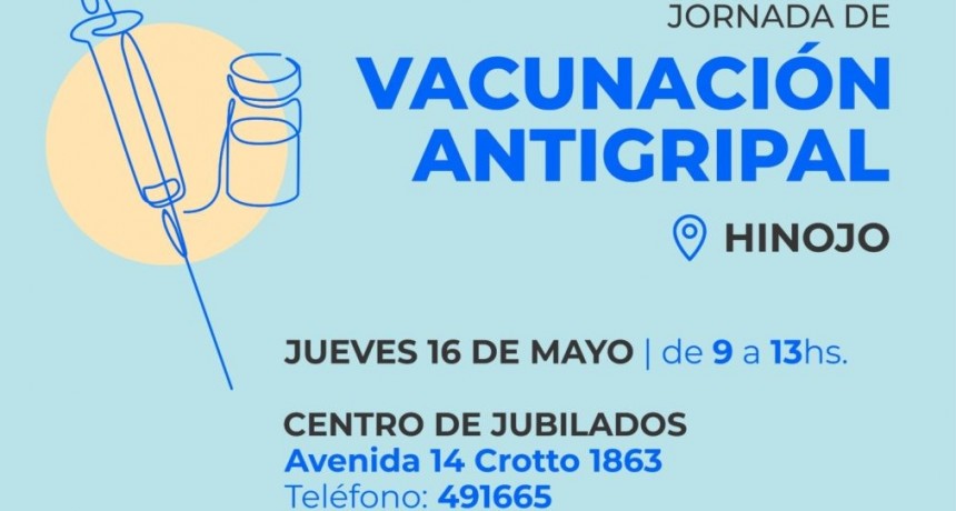 El Municipio impulsa una campaña de vacunación antigripal en Hinojo