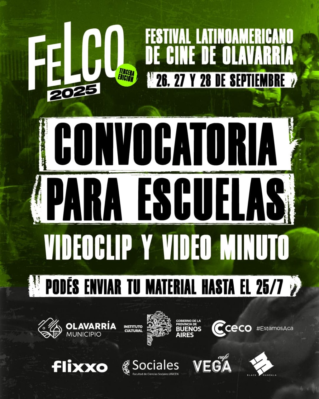 Estudiantes de secundarias podrán presentar videoclips y video minuto en el FeLCO 2025