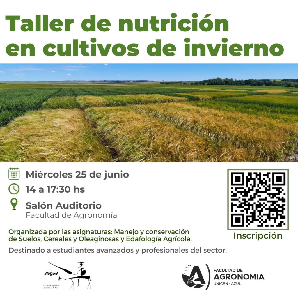 Azul: Taller de Nutrición en Cultivos de Invierno