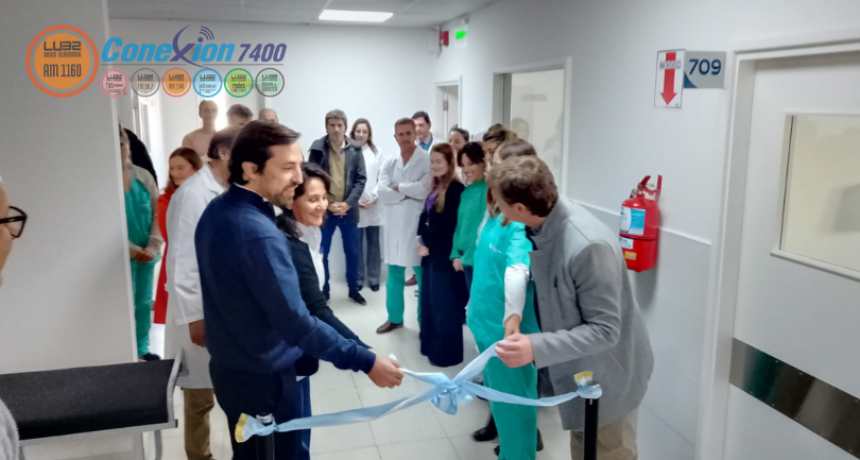 Hospital: quedó inaugurada la sala de cuidados moderados