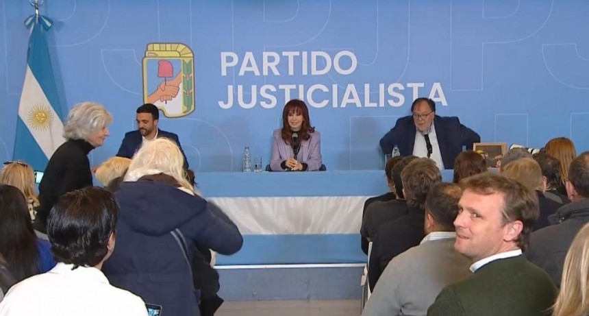 Wesner estuvo en el PJ apoyando a Cristina Fernández