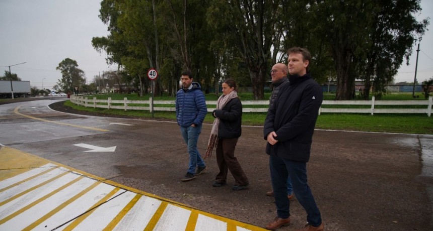 Culminó la obra de reparación del acceso a Loma Negra