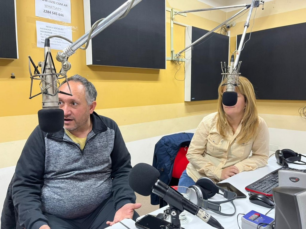 Pablo Palahy y Natalia Callegaro dieron detalles del Fútbol Femenino olavarriense en LU32
