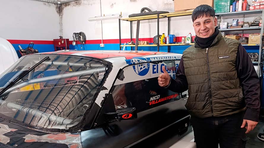 Villamayor recuperó el auto, y corre en La Plata