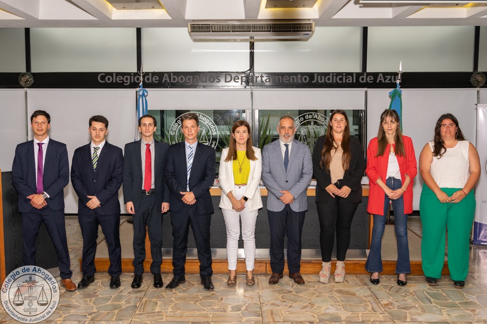 Hubo nueva Jura en el Colegio de Abogados de Azul